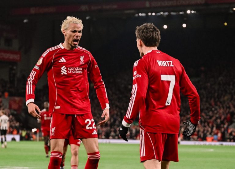 Liverpool vs Newcastle 4-1: Ekitike Borong Dua Gol, The Reds Bangkit