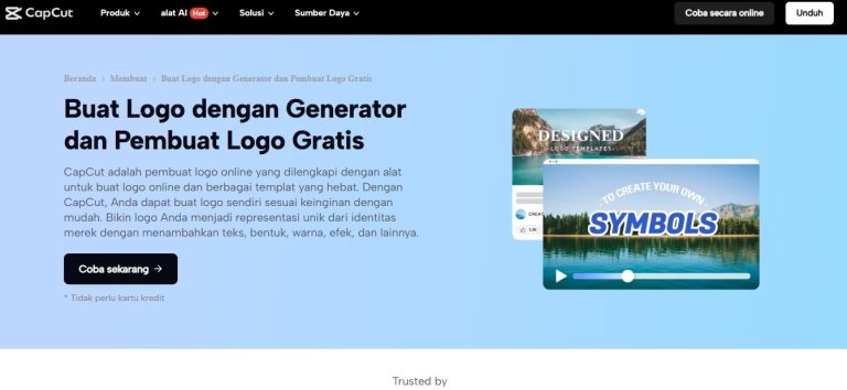 Buat Logo Mudah dan Profesional Langsung dari CapCut