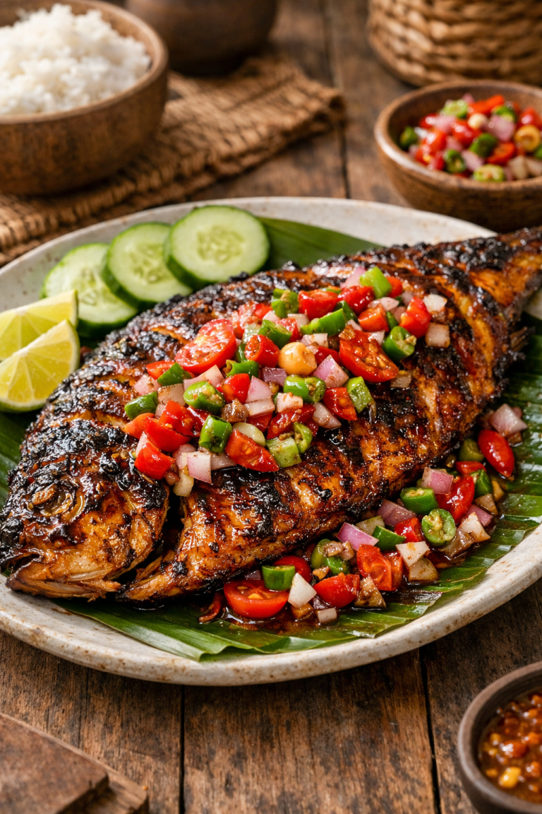 Ikan Panggang Madu Sambal Dabu-Dabu, Menu Berbuka yang Manis, Pedas, dan Segar