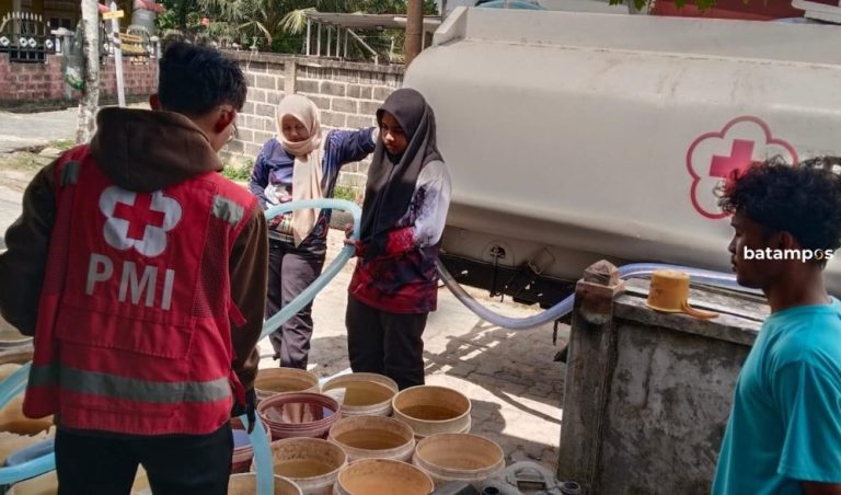 BPBD Bintan Gandeng PMI Salurkan Air Bersih ke Wilayah Terdampak Kekeringan