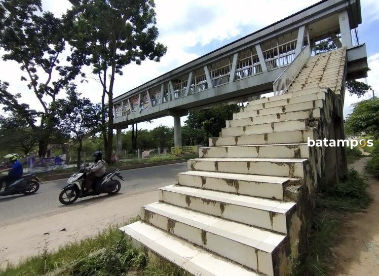 JPO di Batuaji-Sagulung Kerap Jadi Sasaran Pencurian, Atap dan Railing Hilang