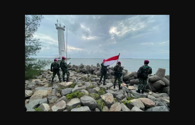 Marinir Gelar Patroli di Pulau Nipa, Jaga Batas Wilayah Indonesia – Singapura