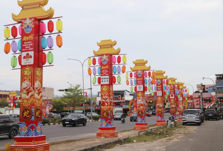 Imlek 2577 Jadi Momentum Revitalisasi New Nagoya, Jalan Raya Disulap Jadi Ruang Publik