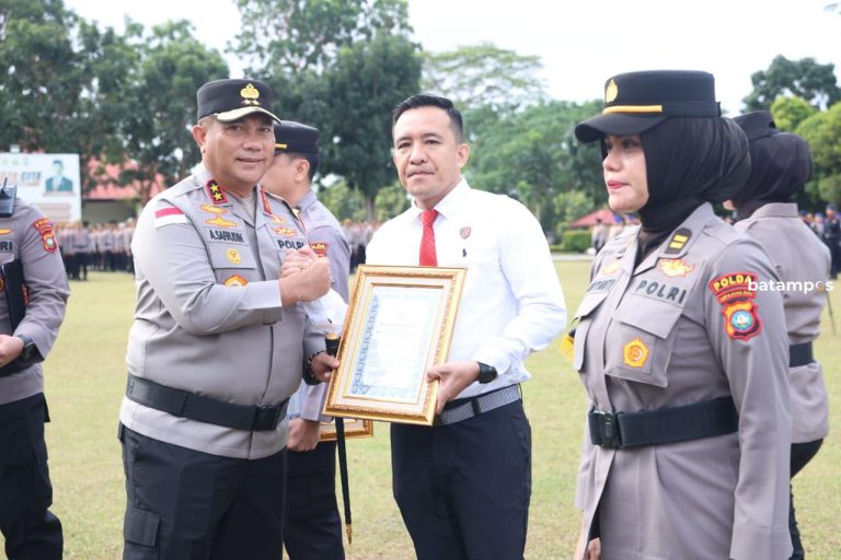 Ungkap Korupsi Dermaga Batuampar, Tipidkor Raih Penghargaan Kapolda Kepri
