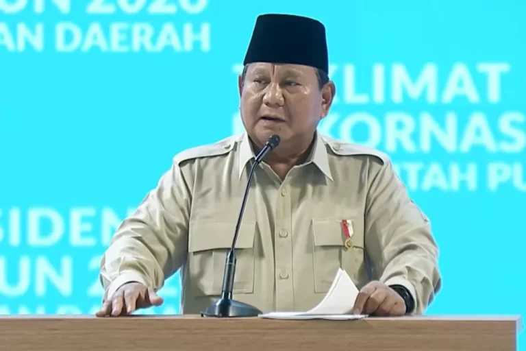 Di Rakornas 2026, Prabowo Tekankan Kepemimpinan Berbasis Sejarah dan Kepentingan Rakyat