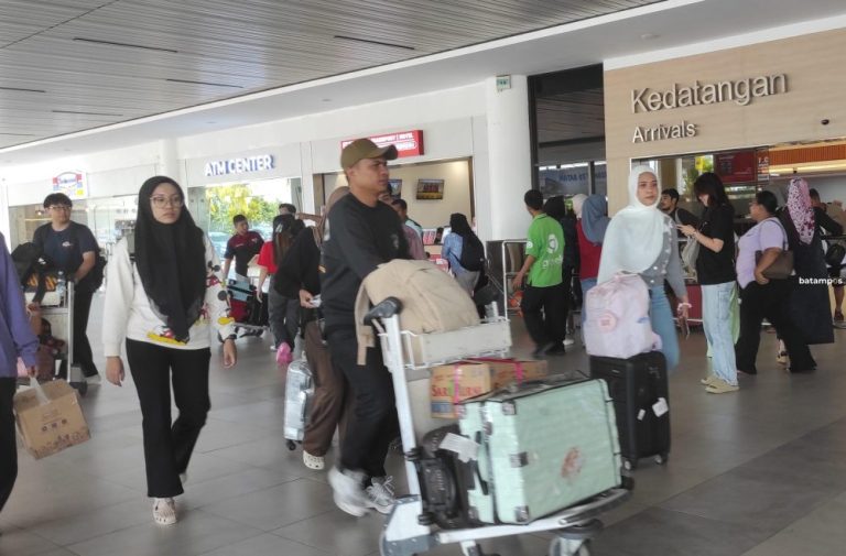 Hang Nadim Masuk 7 Besar Tersibuk, Penumpang Naik 10 Persen saat Mudik Lebaran