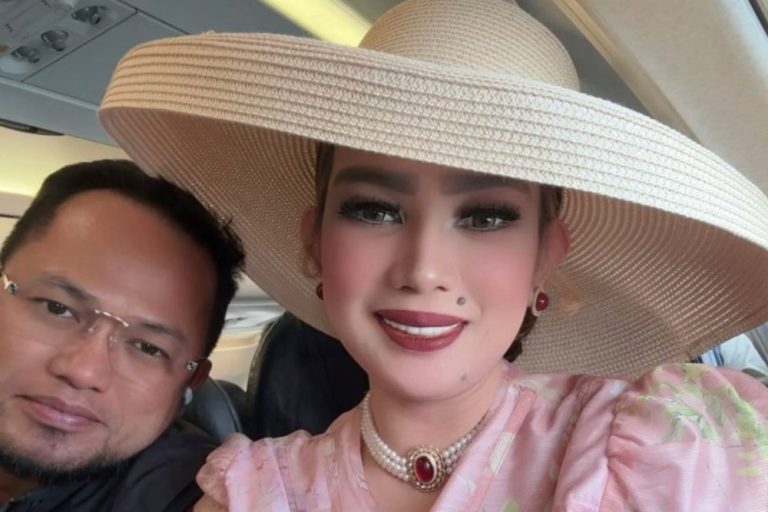 Warganet Sorot Busana Glamor Istri Gubernur Kaltim Syarifah Suraidah saat Blusukan