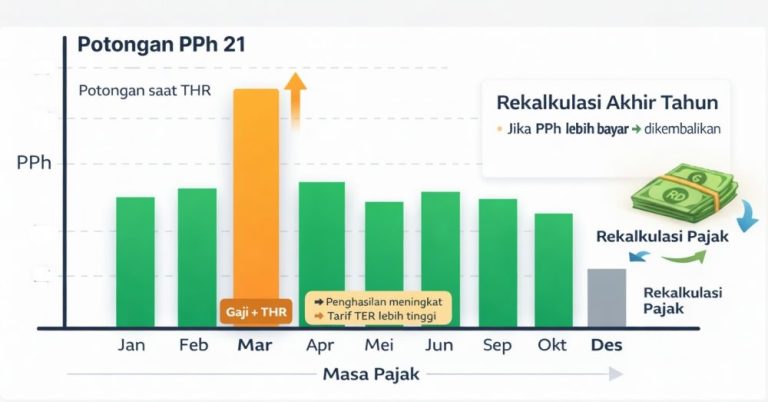 THR Cair, Potongan Pajak Ikut Naik? Ini Penjelasan Mekanismenya