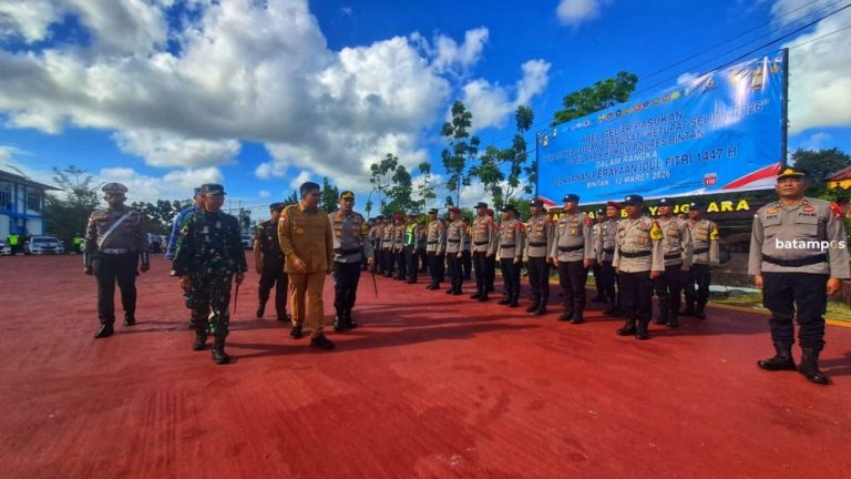 Operasi Ketupat Seligi 2026, Polres Bintan Kerahkan 60 Personel Amankan Salat Id