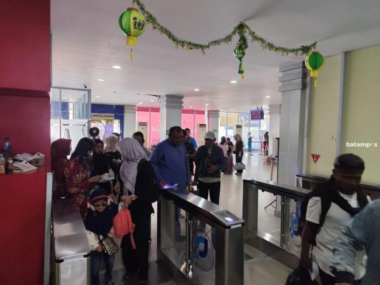 H+4 Lebaran, Arus Balik Pelabuhan SBP Tanjungpinang Terpantau Landai