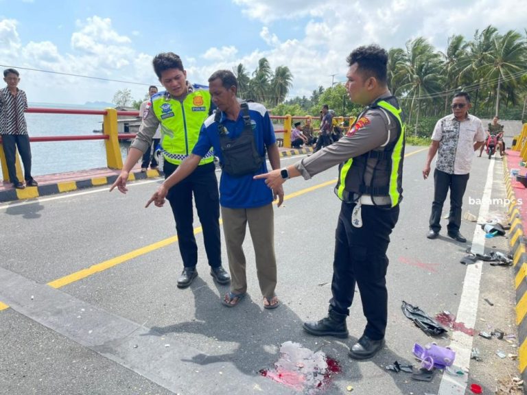 Kecelakaan Maut di Jembatan Kelanga Natuna, Dua Nyawa Melayang