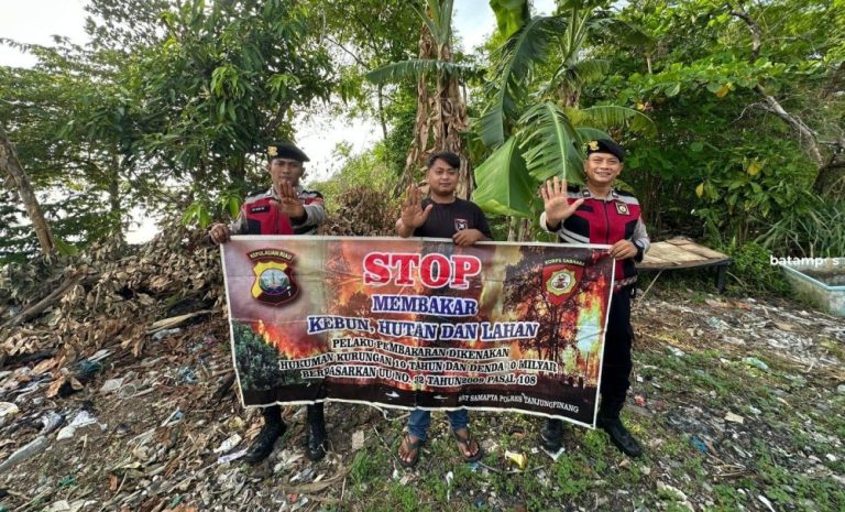 Kolaborasi Lintas Sektor, Satgas Karhutla Tanjungpinang Barat Siap Tekan Risiko Kebakaran