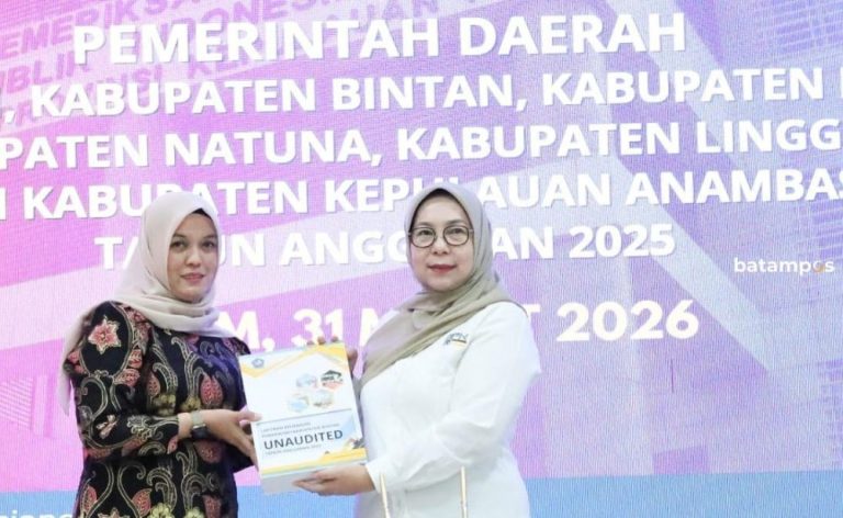 Bintan Serahkan LKPD 2025 Tepat Waktu ke BPK, Tekankan Komitmen Transparansi