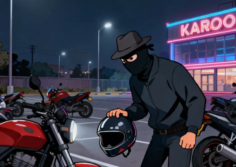 Pencurian Helm Terekam CCTV di Seipanas, Empat Helm Raib dalam Satu Menit ‎