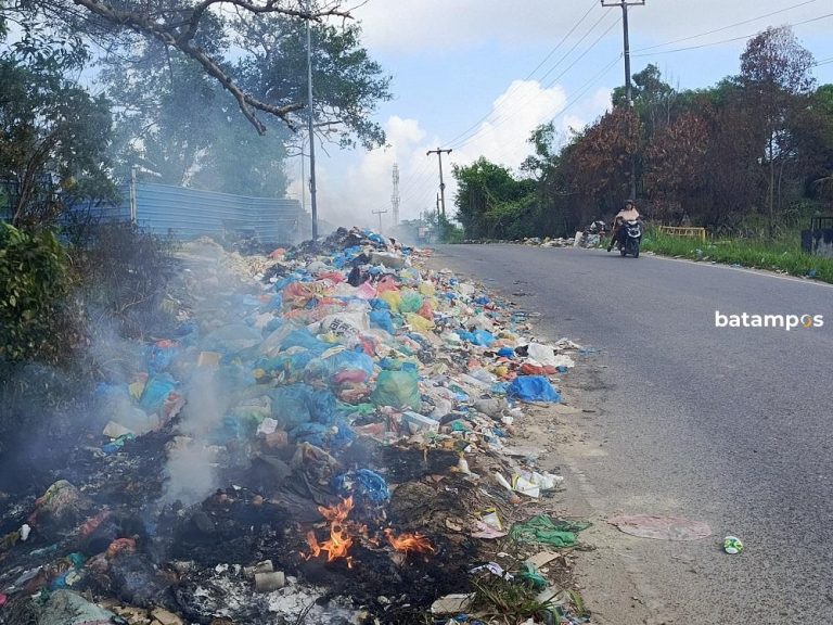 Bau Menyengat dan Meluber ke Jalan, Sampah di Sagulung–Batuaji Dikeluhkan Warga