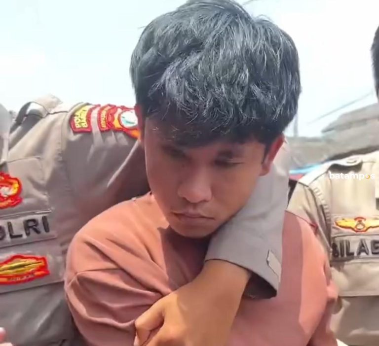 Nyaris Diamuk Massa, Terduga Pelaku Curanmor Diamankan Polisi di Batuaji