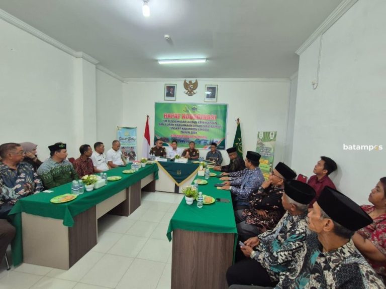 Rakor PAKEM Lingga: Kondisi Keagamaan Aman, Pengawasan Media Sosial Diperketat