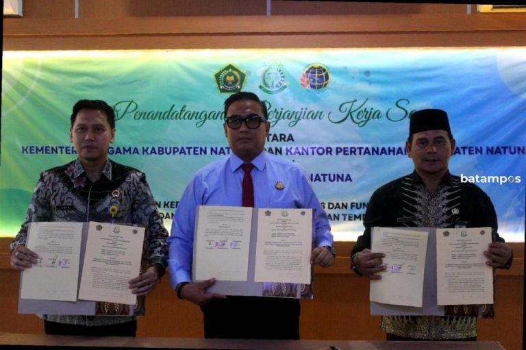 Cegah Sengketa, Tanah Wakaf di Natuna Didata dan Disertifikasi