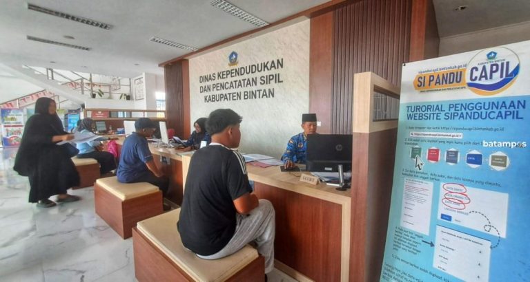 WFH di Bintan, Disdukcapil Tetap Buka Layani Administrasi Kependudukan
