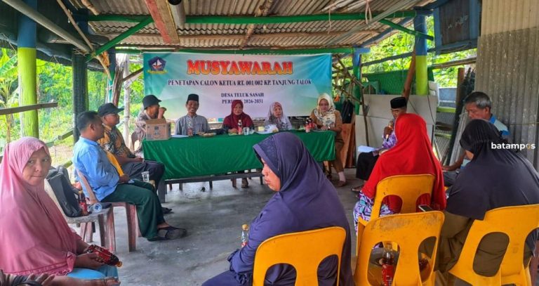 Tak Ada Pendaftar, Warga Sepakati Bahir Pimpin Lagi RT 001 Teluk Sasah