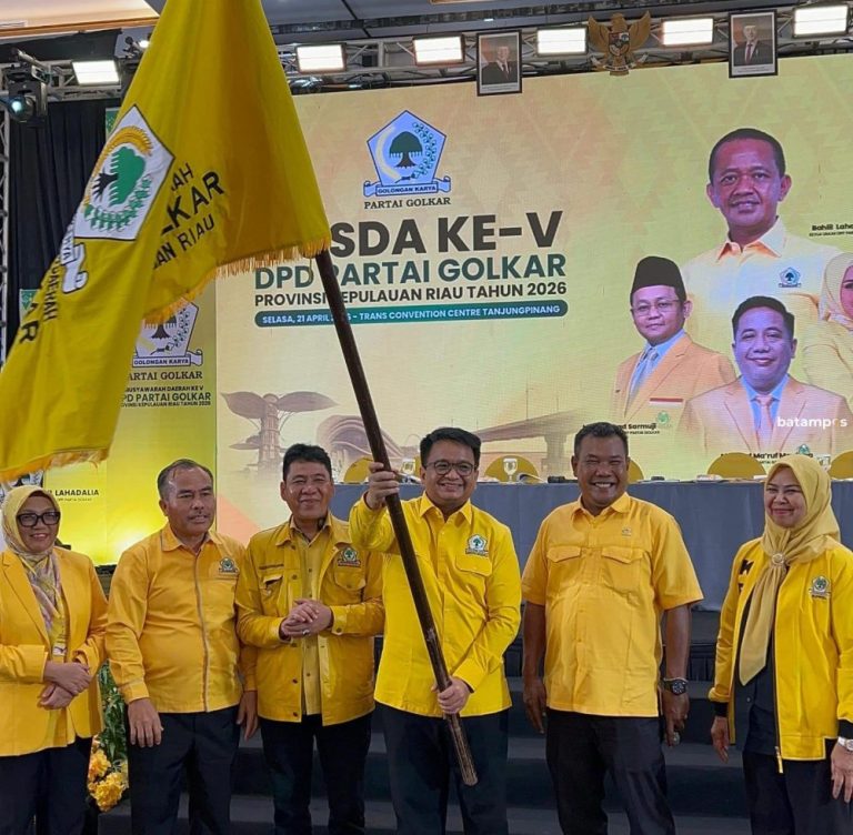 Ade Angga Terpilih Aklamasi Jadi Ketua Golkar Kepri Periode 2025–2030