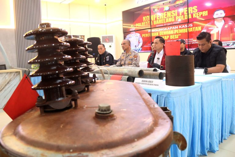 Berantas “Rayap Besi” Polisi Datangi Sejumlah Gudang Besi Tua