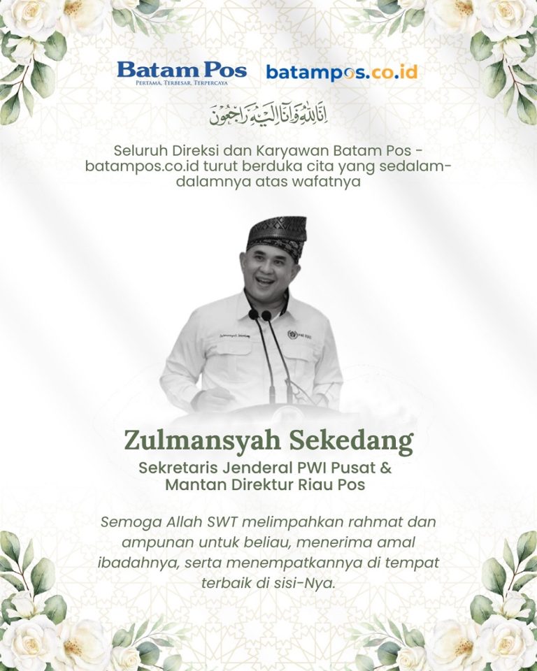 Berita Duka, Sekjen PWI Pusat dan Mantan Direktur Riau Pos Zulmansyah Sekedang Wafat