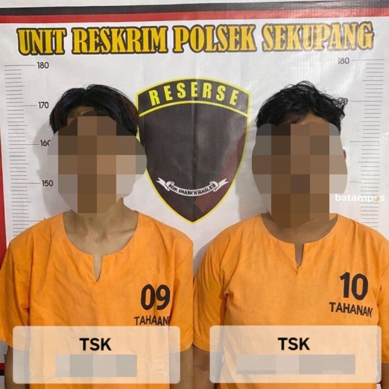 Ancam Korban dengan Senjata Tajam di Pantai Cipta Land Tiban, Dua Pelaku Ditangkap di Sagulung
