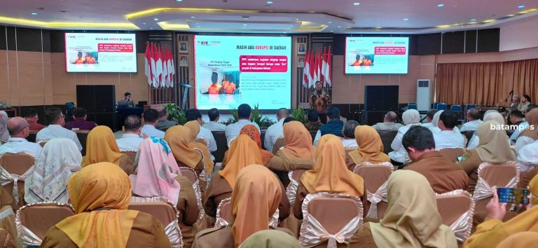 KPK Warning Batam, Berpesan agar Pejabat Jangan Sampai Kena OTT