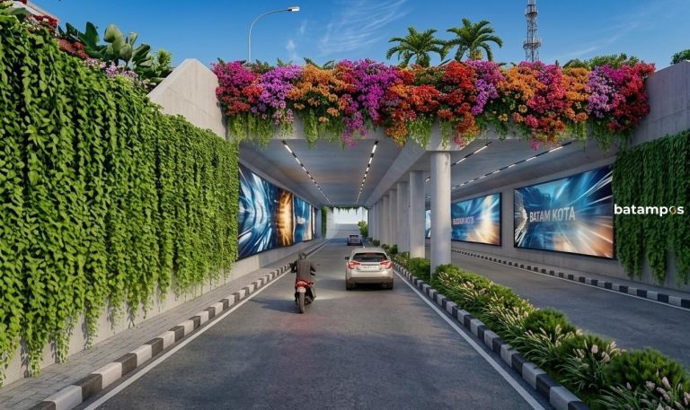 Underpass Pelita Disulap Lebih Terang, Drainase untuk Cegah Genangan