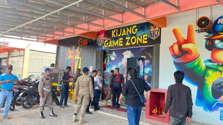 Satpol PP Bintan Hentikan Sementara Kijang Game Zone, Izin Belum Lengkap