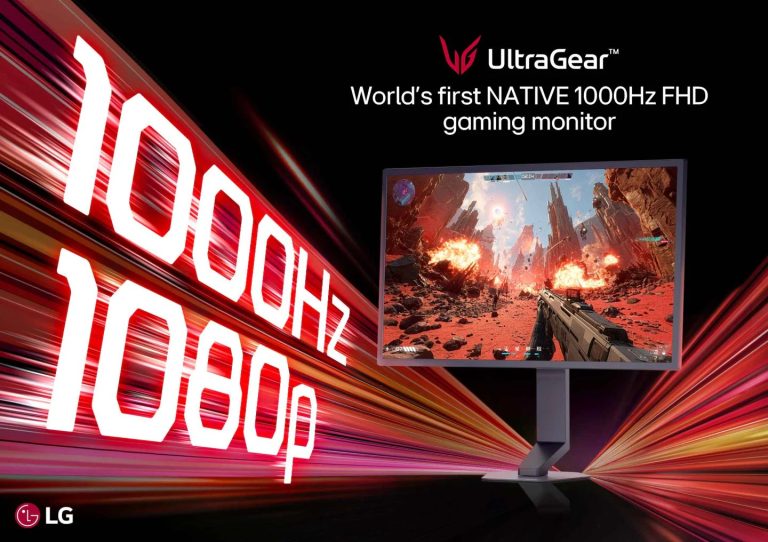 LG Hadirkan Monitor Full HD 1000Hz dengan Fitur AI untuk Gamer Profesional