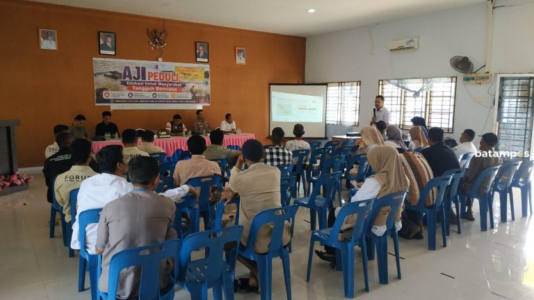 AJI Tanjungpinang dan BPBD Bintan Latih Warga Hadapi Ancaman Buaya Muara