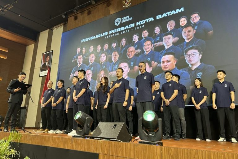 Junico Nakhodai Perbasi Batam, Pengurus Periode 2026-2030 Dilantik