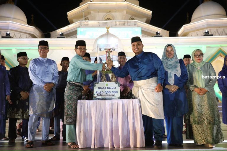 Sagulung Juara Umum MTQH XXXIV, Amsakar Targetkan Juara di Tingkat Provinsi