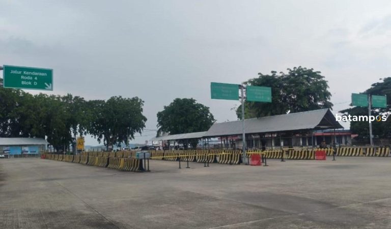 Empat Kapal Roro Tetap Beroperasi, Pelabuhan Tanjunguban Masih Lengang Jelang Iduladha