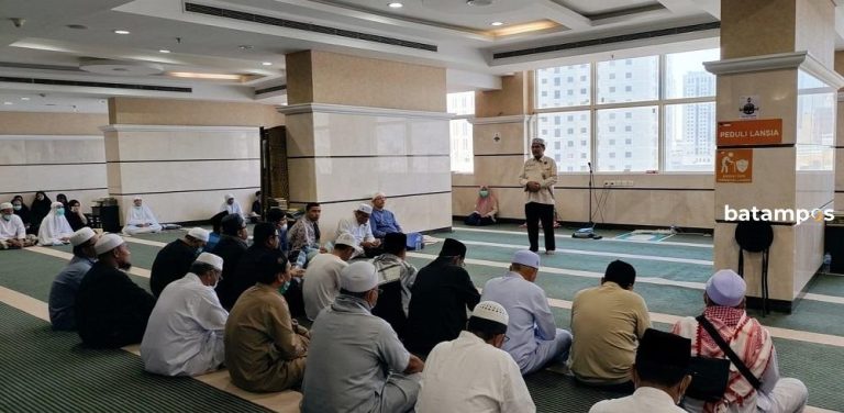 JCH Karimun Dapat Pembekalan Jelang Wukuf di Arafah, Jemaah yang Sempat Dirawat Sudah Pulih