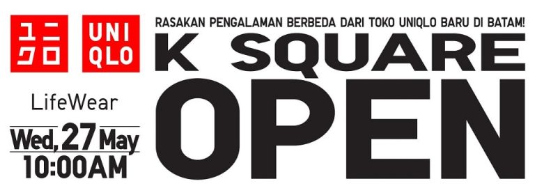 Ekspansi di Batam, UNIQLO Resmi Hadir di K-Square Mall Mulai 27 Mei 2026