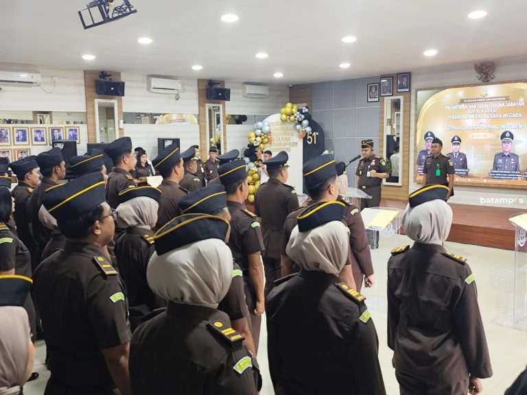 Promosi dan Mutasi di Kejari Tanjungpinang, Ini Daftar Pejabat yang Berganti