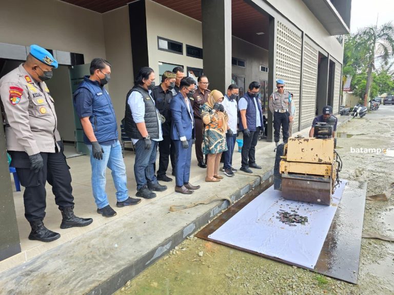 Polres Karimun Musnahkan Sabu, Ekstasi dan Vape Etomidate Hasil Dua Kasus Narkoba