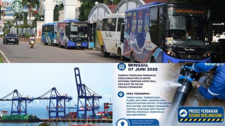 Trending Berita Batam Pekan Ini, dari Trans Batam hingga Pipa Bocor Simpang Kepri Mall