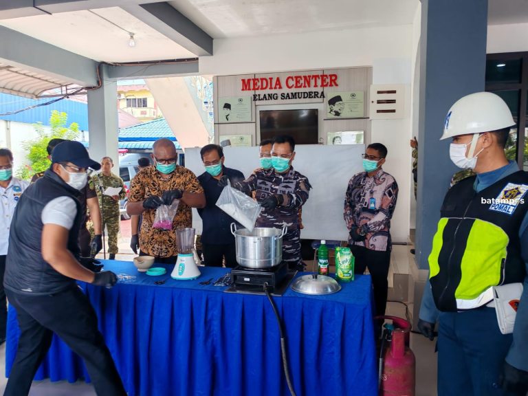 Lolos dari Malaysia, Narkoba Senilai Miliaran Rupiah Ini Akhirnya Dimusnahkan di Karimun