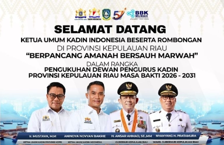 Anindya Bakrie Lantik Pengurus Kadin Kepri 16 Juni, Targetkan Ekonomi Tumbuh 8 Persen ‎