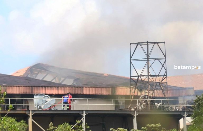 Kebakaran Hanguskan Gudang dan Mesin Produksi Milik Perusahaan Energi Surya di Citra Buana Park III