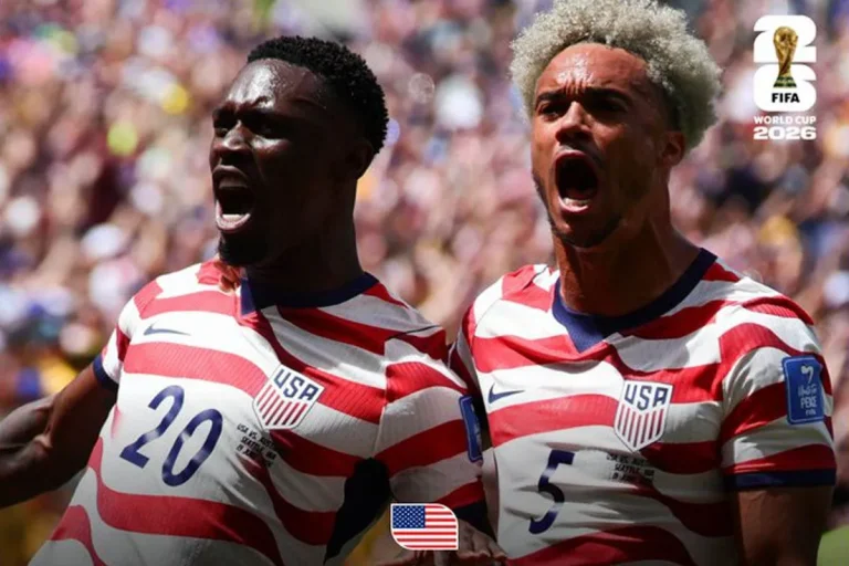 Amerika Serikat Pastikan Satu Tempat di Babak 32 Besar Usai Kalahkan Australia