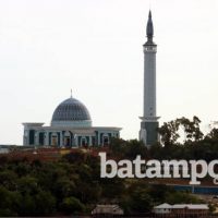 Suasana sore Pulau Dompak Tanjungpinang, kamis (2/10). F.Yusnadi/Batam Pos