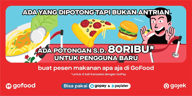 Yesss Ada Voucher Total Rp 80 Ribu Untuk Pelanggan Baru Gofood Batampos Co Id